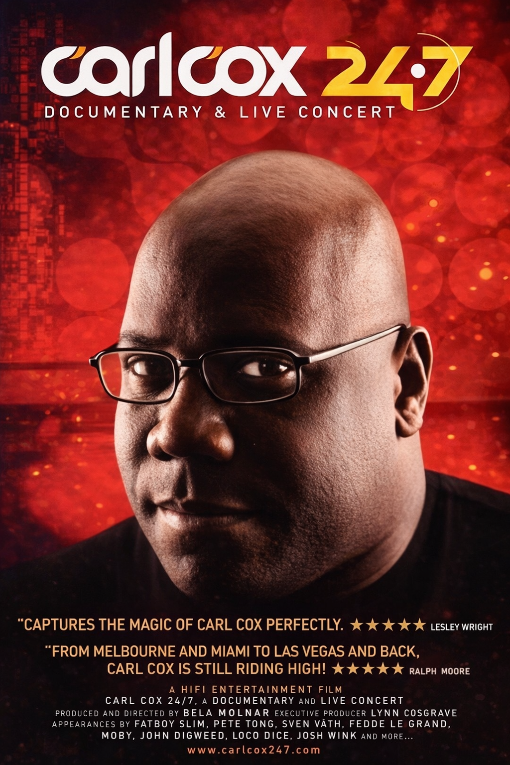 Carl Cox 24/7 Documentary and Live Concert DVD cover